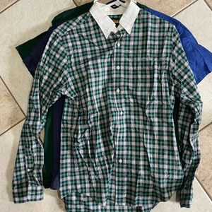 Ralph Lauren green Plaid Button Up